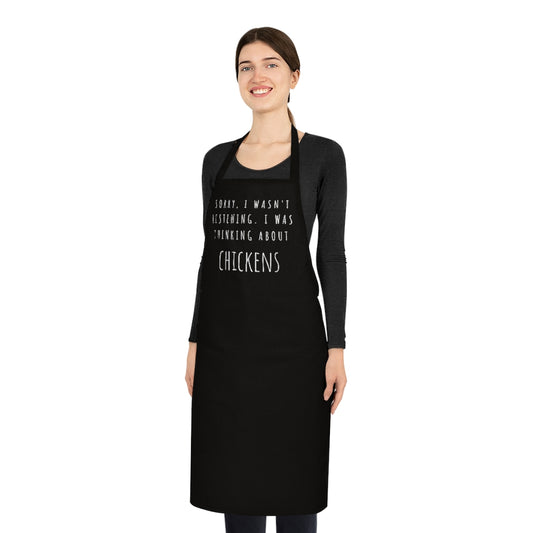 Thinking about Chickens Apron