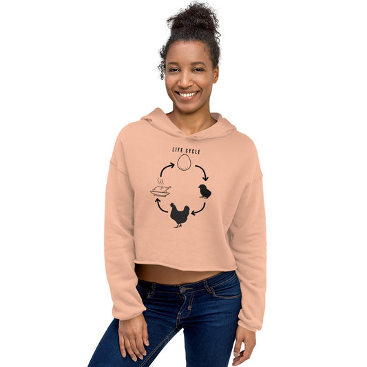 Life Cycle Crop Hoodie